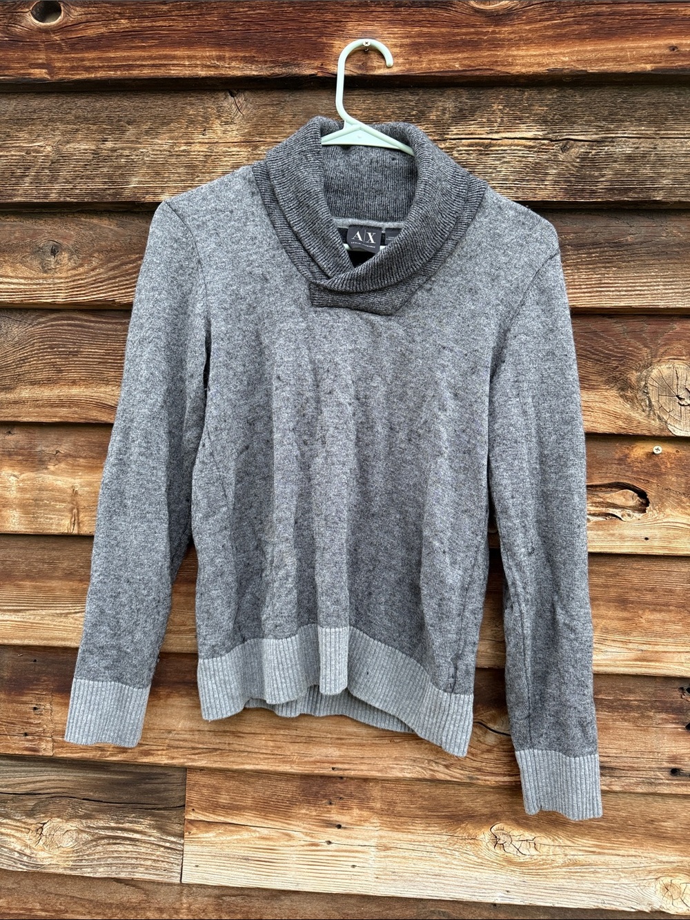 Armani exchange wool blend sweater